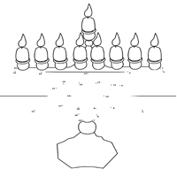 Thumbnail image for Star Menorah 1-25 Dot-to-Dot
