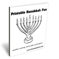 printable Hanukkah fun